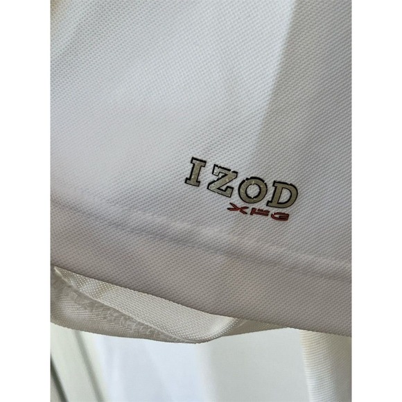 Izod Pro Series Cool FX Men's Polo Shirt White 2XL‎ Short Sleeve - Picture 6 of 7